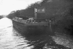 \'West Country\' size motor barge Ethel on the Calder and Hebble Navigation.