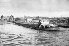 A Flixborough Shipping Co Ltd motor barge at Stanley Ferry.