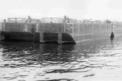 BACM barges moored in Goole Docks.