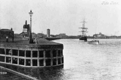 A postcard titled - Tide time, Goole.