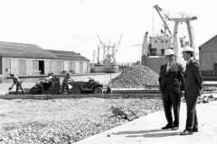 Dr Edmund Marshall MP visiting Goole Docks.