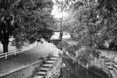 The River Derwent Navigation\'s Stamford Bridge Lock.