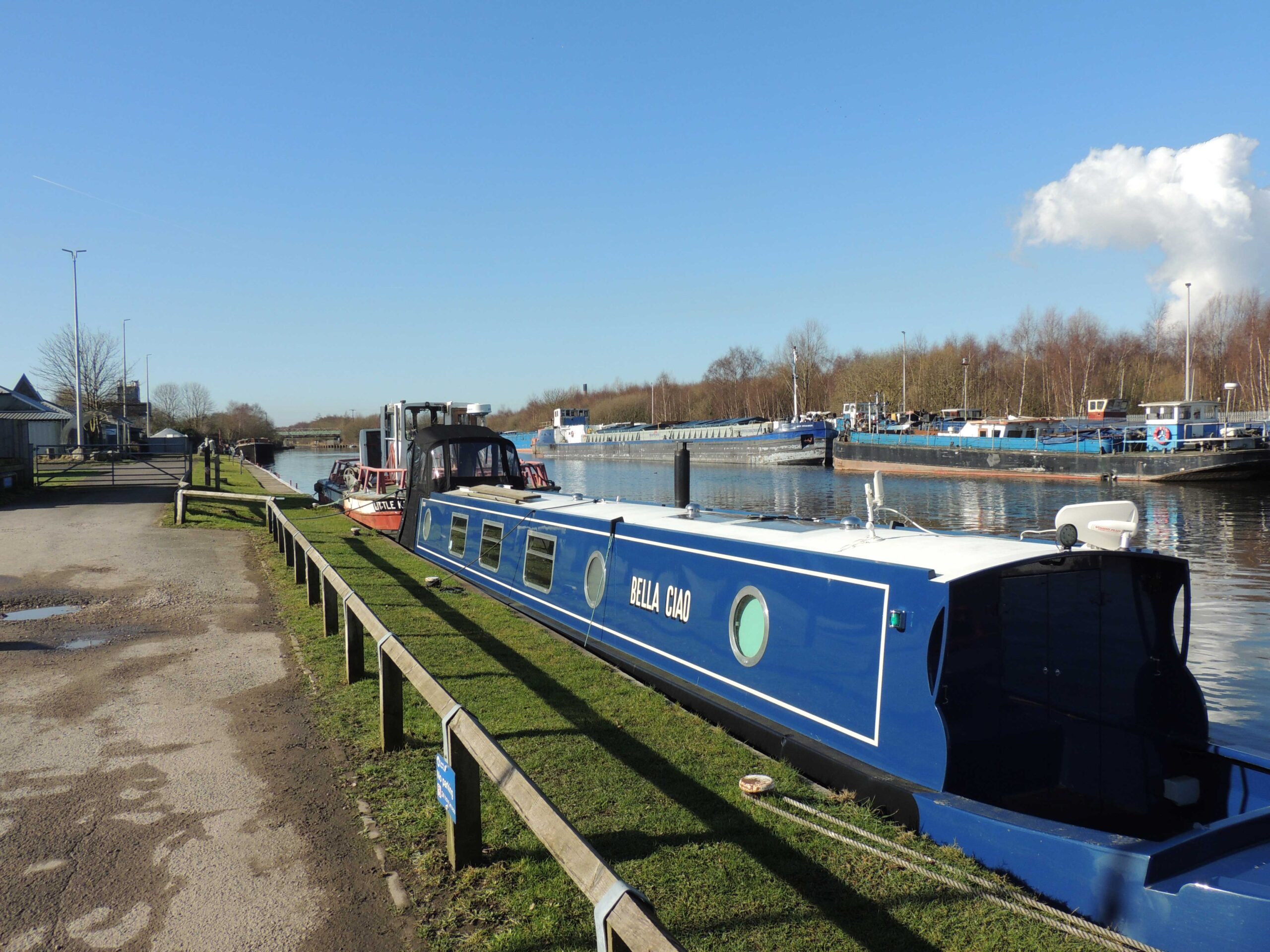 View from the Coffee Dock at Goole Marina, March 2025