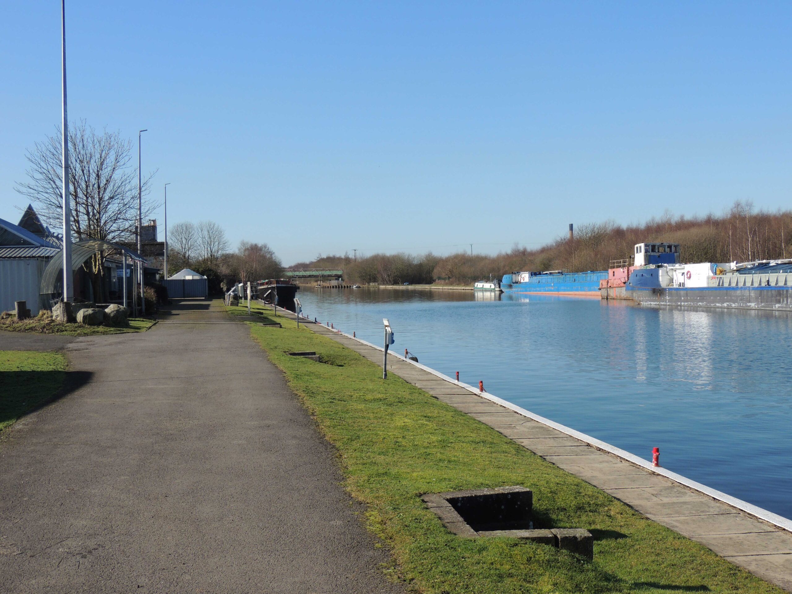 View from the Coffee Dock at Goole Marina, March 2025